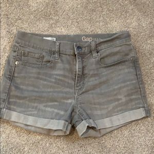 Grey Gap Denim Shorts